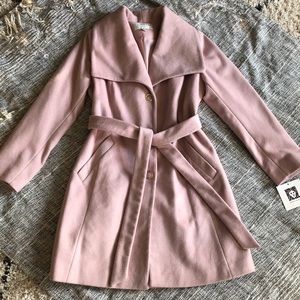 “Anne Klein” Pink Dress Coat